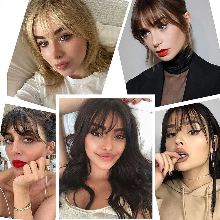 Flequillo clipable para un look transformado instantáneamente