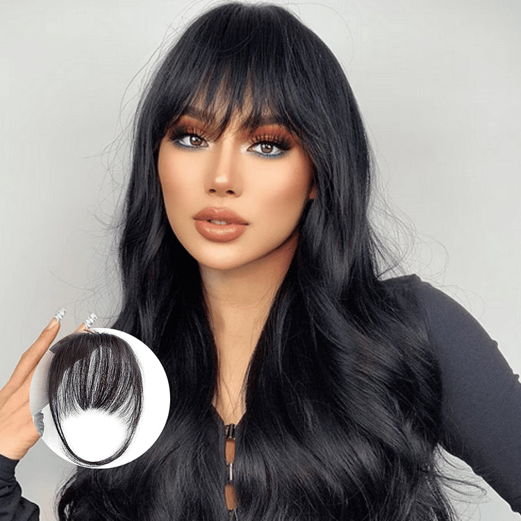Flequillo clipable para un look transformado instantáneamente