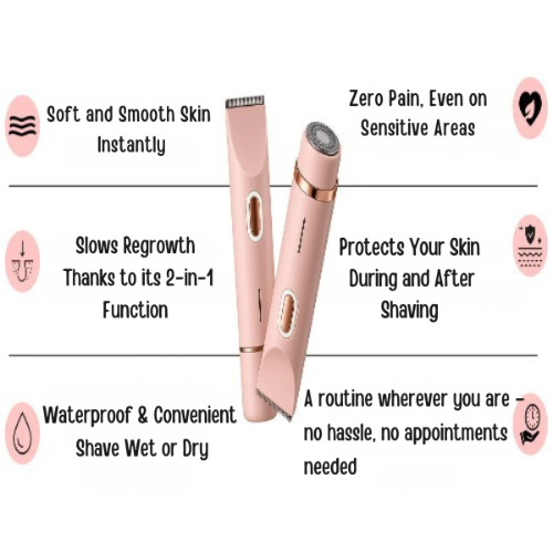 Tondeuse rasoir femme – Peau lisse sans irritation