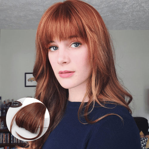 Flequillo clipable para un look transformado instantáneamente