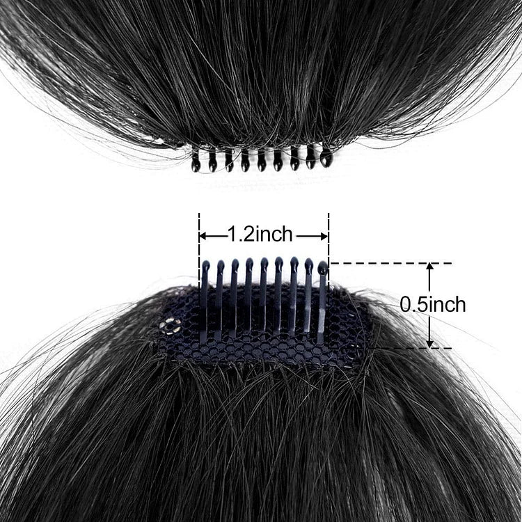 Flequillo clipable para un look transformado instantáneamente
