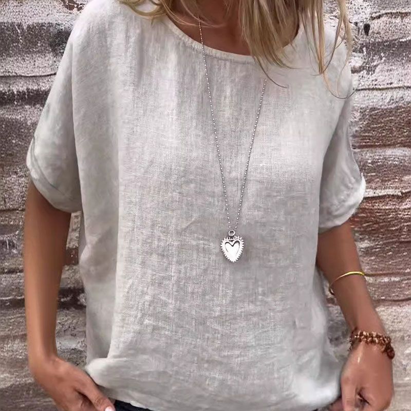 Blusa de algodón-lino: confort y elegancia en el día a día