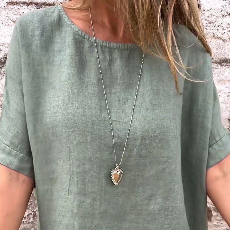 Blusa de algodón-lino: confort y elegancia en el día a día