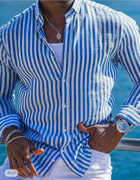 Alexis | Camisa polo elegante com mangas compridas